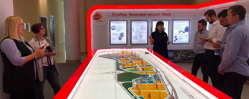 Участники деловой миссии Калужской области посетили особую экономическую зону «Липецк»