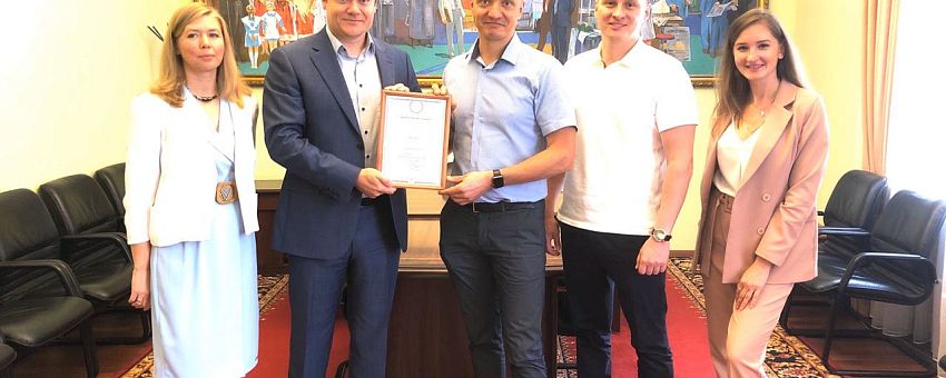 Компании «АСК» торжественно вручили свидетельство резидента ОЭЗ «Липецк»