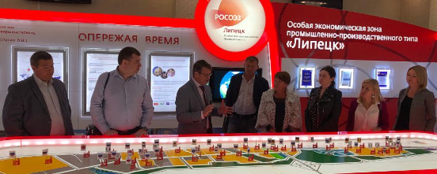 Делегация Воронежской индустриальной корпорации ознакомилась с опытом развития особой экономической зоны «Липецк»