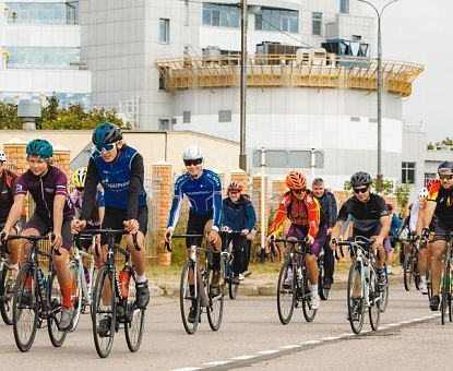 В ОЭЗ «Липецк» прошел Спортивный фестиваль, объединивший IV Промышленный велозаезд и программу ГТО